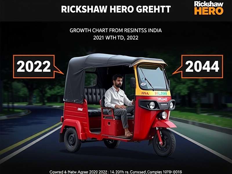 Rickshaw Hero India Download Growth Chart from 2022 to 2024
